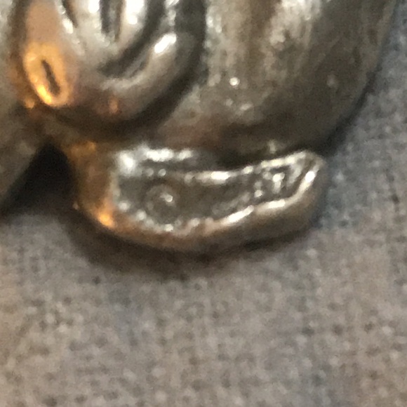 VINTAGE Pewter Jack Rabbit Keychain - Picture 11 of 11